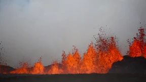 Vulkan auf Island ist erwacht