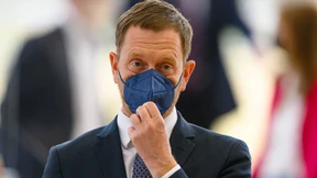 Sachsen an der Corona-Spitze