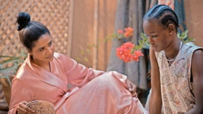 Die Sängerin nach dem Ende des Liedes