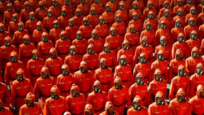 Nordkorea hält nächtliche Militärparade ab