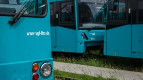 Weniger Busse und Bahnen in Frankfurt