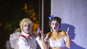 Rauschgoldengel als irdische Bengel