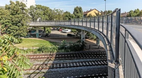 Marode Omegabrücke wegen Lebensgefahr gesperrt