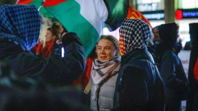 Klimaaktivistin Thunberg bei Pro-Palästina-Demonstration