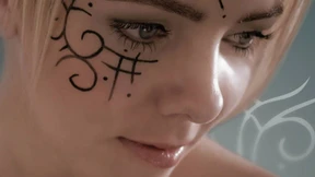 Ein Sauberfräulein bei der Trümmerarbeit