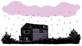 Man fällt mit der Tür ins Haus