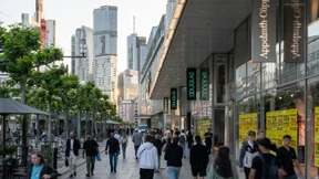 Besucher kommen hauptsächlich zum Einkaufen an die Zeil