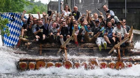 Edmund Stoiber kämpft für die Flößer