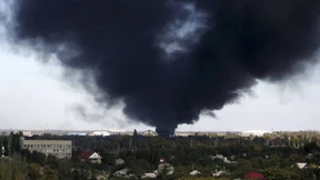 Zentrum von Donezk unter Beschuss