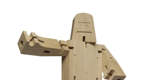 Ein Mann wie ein Würfel