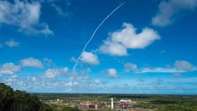 Türkischer Satellit ins All gebracht