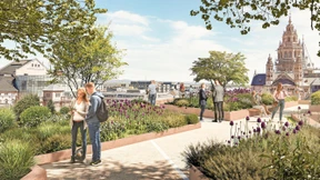 Dämmerschoppen im Dachgarten