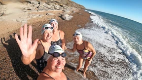 Vier Frankfurterinnen bewältigen den Ärmelkanal