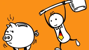 Das Sparschwein ist kaputt