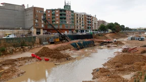 Überflutungen in spanischen Provinzen Saragossa und Valencia 