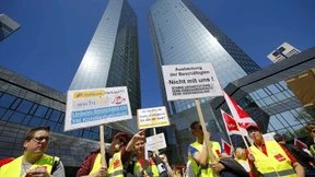 Wenn Postbank-Mitarbeiter protestieren