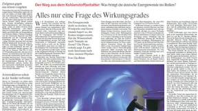 Die  Energiewende, eine Herkulesaufgabe?