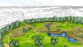 Stadt plant Bürgerpark mit Picknickwiesen