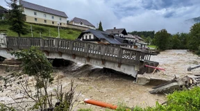 Sorge vor Erdrutschen in Slowenien – Dammbruch an der Mur