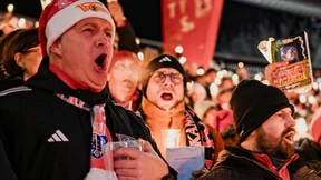 Union-Fans feiern Weihnachten im Stadion