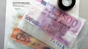 Weniger Falschgeld - doch 500-Euro-Blüten fast verdoppelt
