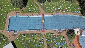 Stadt und Land stöhnen unter der Hitze