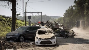 Unwetter in Belgien spült Autos weg
