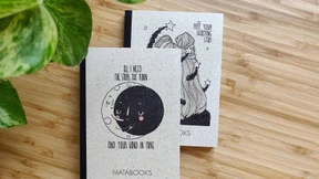 Matabooks stellt vegane Bücher her