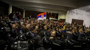 Sturm auf serbischen Staatssender