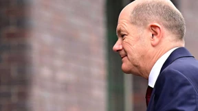 Olaf Scholz vor dem Einzug ins Kanzleramt