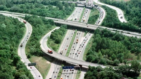 Wieder Sanierungsarbeiten am Darmstädter Kreuz