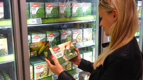 Gemüse unter Schock