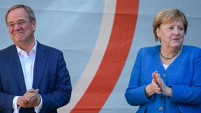 Merkel wirbt für Kanzlerkandidat Laschet