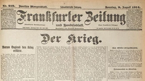 „Die Mobilmachung im Kaffeehaus.“