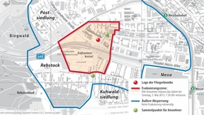 Räumung wegen Weltkriegsbombe