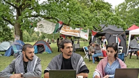 Aktivisten verteidigen Anti-Israel-Parolen