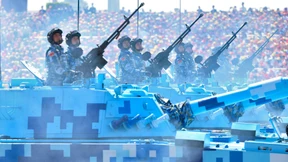 Pekings martialische Waffenschau