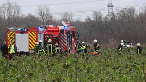 Sportflugzeug prallt in Helikopter