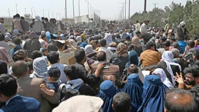 Sie gehen von Haus zu Haus