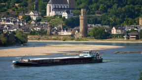 Rheinpegel bei Kaub fällt auf Jahrestief