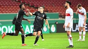 Gladbacher Jubel im Starkregen von Stuttgart