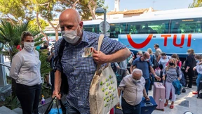 Erste deutsche Touristen auf Mallorca gelandet