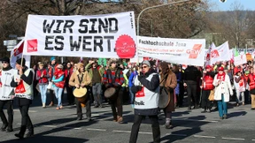 Streiks kosten 238.000 Arbeitstage