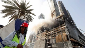 Feuer in Wolkenkratzer in Dubai ausgebrochen