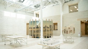 Gebäude aus Pilzen und Algen