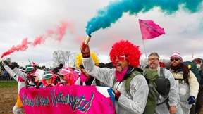 5000 Aktivisten protestieren gegen Kohle