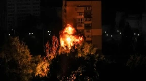 Angriffe auf Kiew die dritte Nacht in Folge