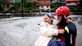 Verheerender Regen auf dem Balkan