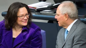 Nahles an Schäuble: Das steht nicht zur Debatte
