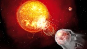 Ein Planet zerstört sich selbst